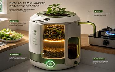 Domestic Waste to Bio Gas Reactor